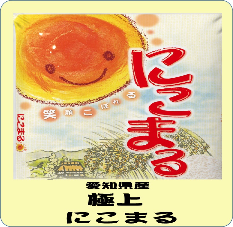 令和6年産　愛知県産　にこまる　２４kg(8kgX3袋）