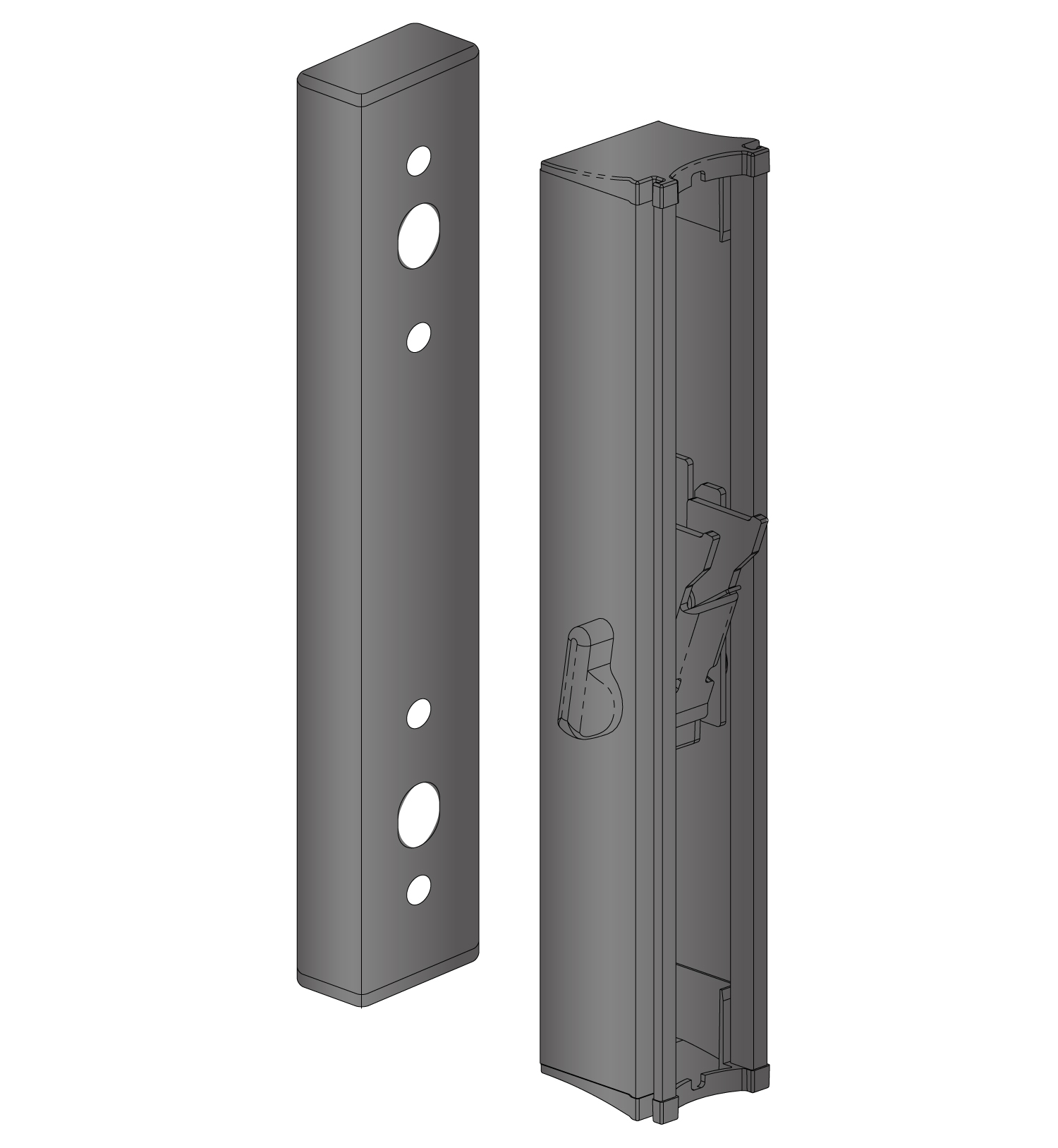 DRY・WAVE(ドライ・ウェーブ)SFタイプ用スペーサー DRY-06-28＜出幅：25mm＞ (SF・SFL・SFK)(1セット：2本入り)