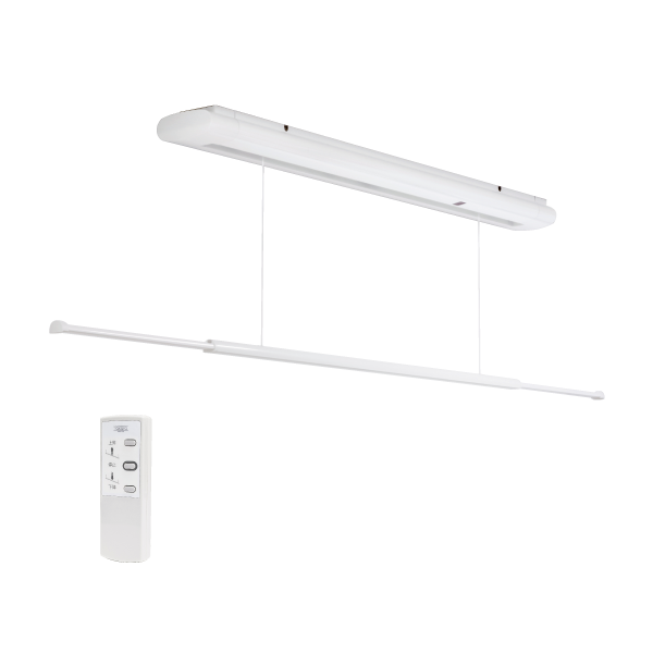 DRY・WAVE(ドライ・ウェーブ)電動昇降式室内物干し TL1812＜W:ホワイト＞＜天井から～1200mm＞