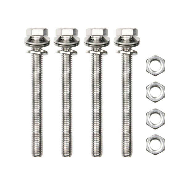 【メール便可】DRY・WAVE(ドライ・ウェーブ)支柱用(□５０mmまで対応)ボルトセット DRY-06-06＜M8×80＞(KAN・KBN・KA・KAL・SF・SFL・SFK)