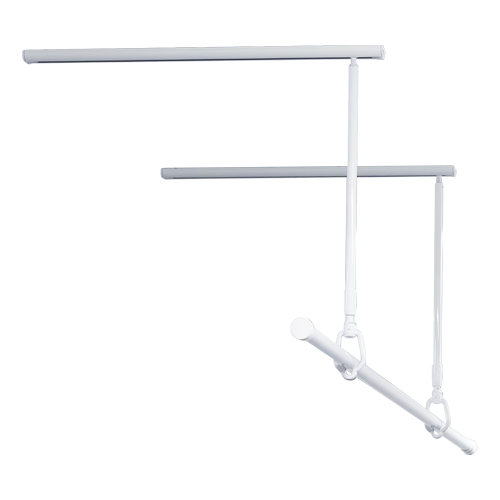 DRY・WAVE(ドライ・ウェーブ)スライド式室内物干し TAR5686＜ホワイト＞＜レール：605mm / 吊材：560mm～860mm＞【1セット販売】