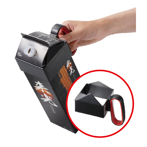 酒パックホルダー SP-HOLDER＜R:ブラック×レッド＞