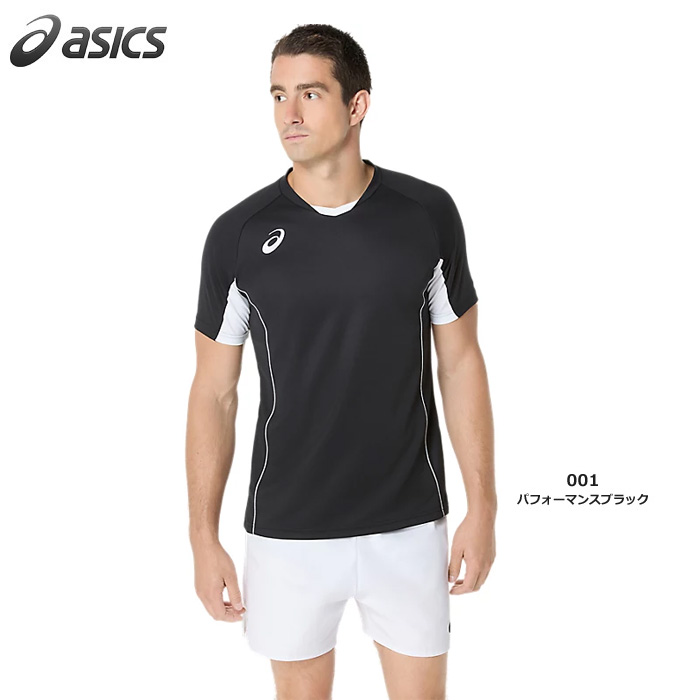 【アシックス】2053A218 ゲームプラシャツ（半袖）（S～2XL）【★１着までクリックポストOK　送料220円】