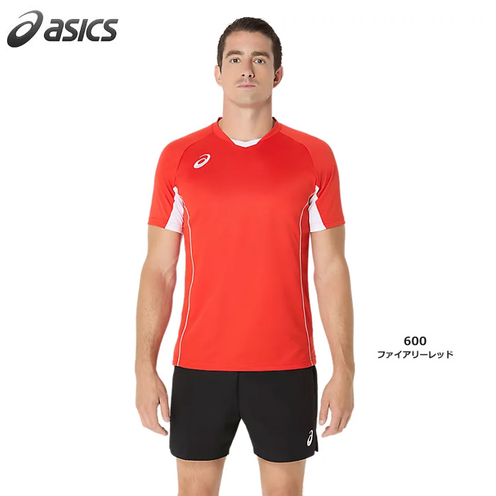 【アシックス】2053A218 ゲームプラシャツ（半袖）（S～2XL）【★１着までクリックポストOK　送料220円】