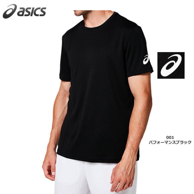 【アシックス】2031D730 TEAM　左袖ワンポイント　ドライ半袖シャツ【リサイクル素材】（XS～3XL）【★１着までクリックポストOK　送料220円】