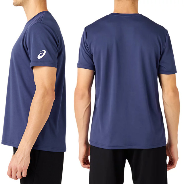 22SS】【アシックス】2031D730 TEAM 左袖ワンポイント ドライ半袖