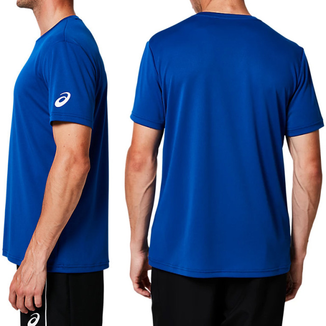 22SS】【アシックス】2031D730 TEAM 左袖ワンポイント ドライ半袖