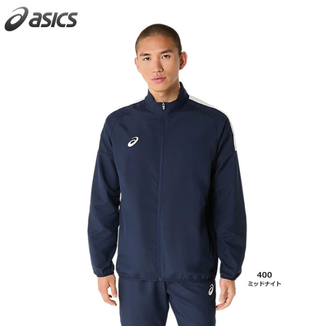 【25SS】【アシックス】2031E965 ドライクロスロゴテープジャケット （S～2XL）（リサイクル素材）