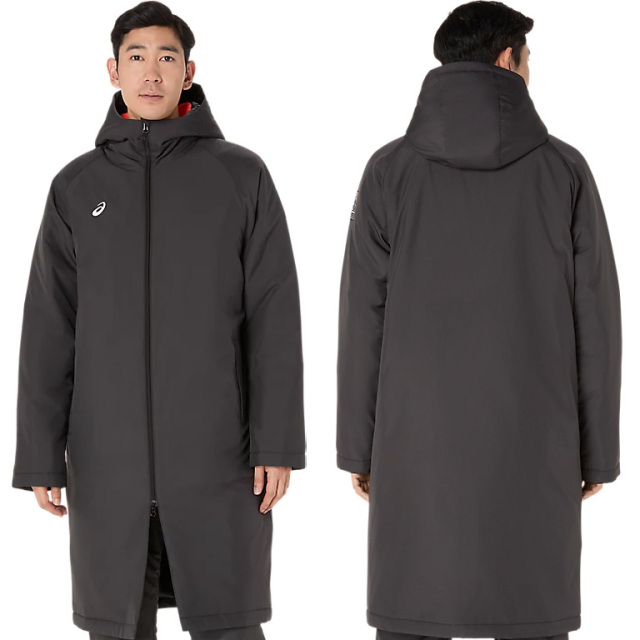 25FW】【アシックス】2031F180 中わたロングコート（S～2XL）