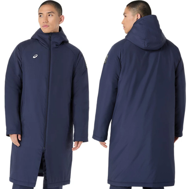 25FW】【アシックス】2031F180 中わたロングコート（S～2XL）