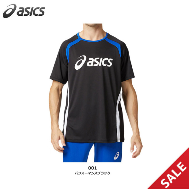 【SALE】【アシックス】2101A066 プラクティスショートスリーブトップ【ロゴ】(S)【★1着までクリックポストOK 送料220円】【★即納】