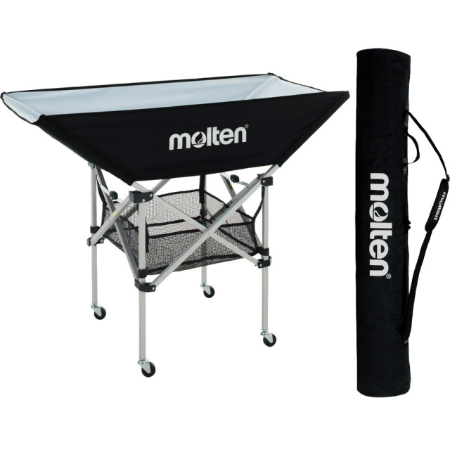 モルテン】BK0032 折りたたみ式平型ボールカゴ（背低）キャリーケース