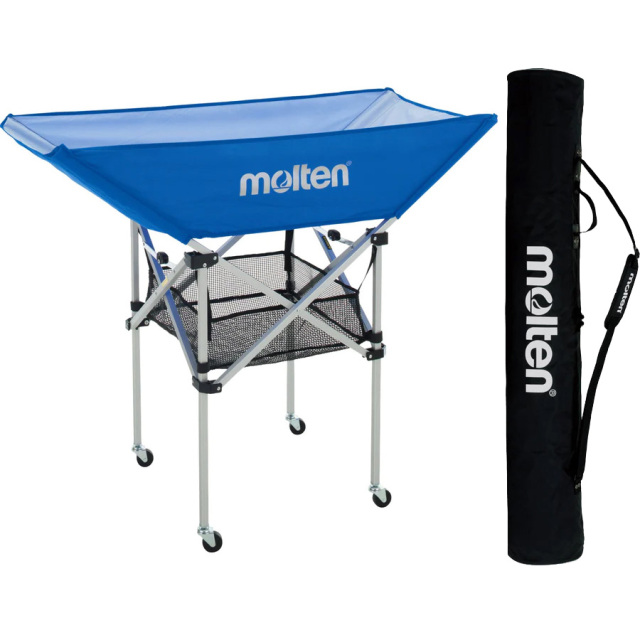 モルテン】BK0033 折りたたみ式平型ボールカゴ（背高）キャリーケース