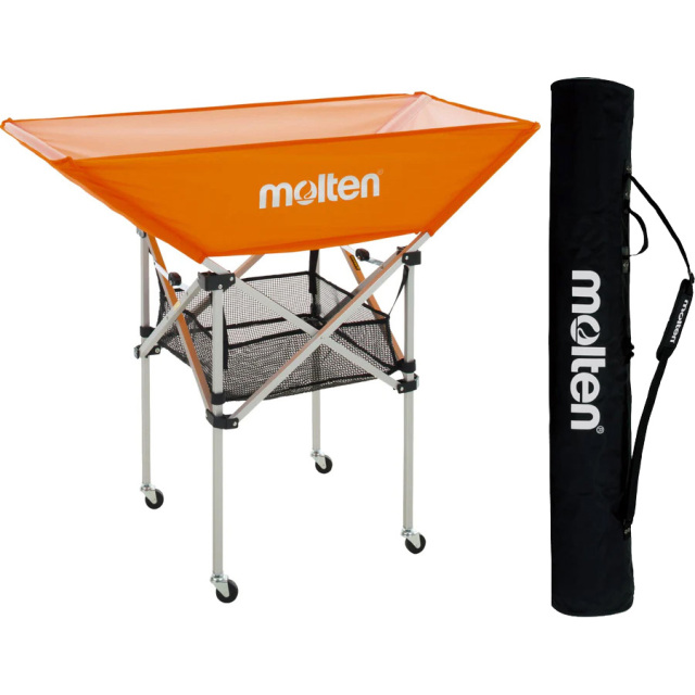 モルテン】BK0033 折りたたみ式平型ボールカゴ（背高）キャリーケース