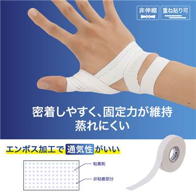 ニトリート】CB-13 ホワイトテープ 【1.3cm×12m】