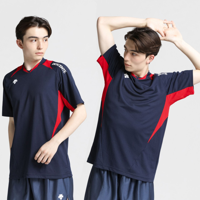 23SS】【デサント】DSS5420B バレーボールシャツ【半袖】（S～XO