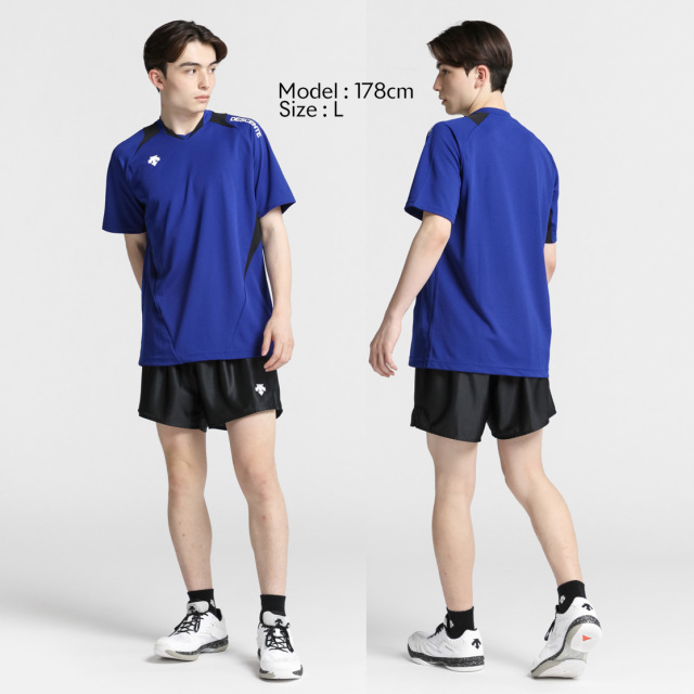 23SS】【デサント】DSS5420B バレーボールシャツ【半袖】（S～XO