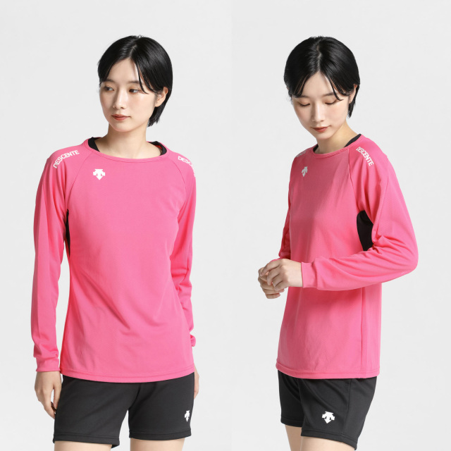 デサント】 DVB5213WB バレーボールシャツ【長袖】（レディス：S～XO