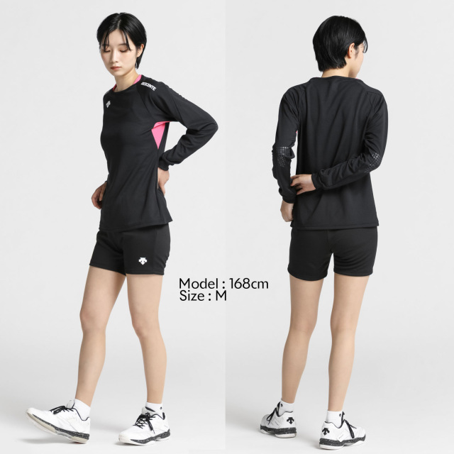 デサント】 DVB5213WB バレーボールシャツ【長袖】（レディス：S～XO