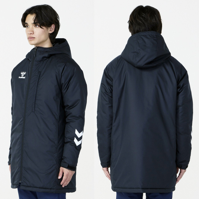 25FW】【ヒュンメル】HAW8117 チームパデッドハーフコート（S-M～XO）