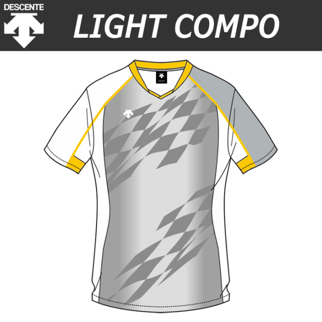 デサント】【lightCompo】OVL-L4321／4321W 昇華プリントゲーム