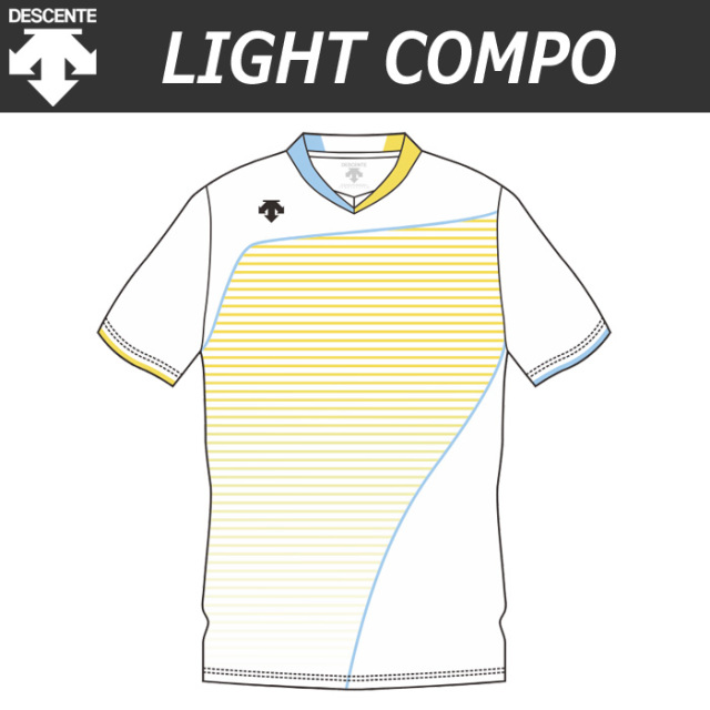 デサント】【lightCompo】OVL-L4422／4422W 昇華プリントゲームシャツ