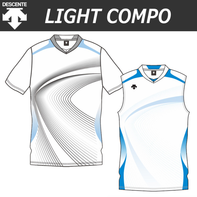 デサント】【lightCompo】OVL-L4522／4522W／4532W 昇華プリント