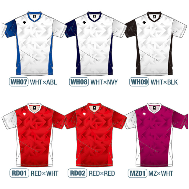 デサント】【lightCompo】OVL-L4820／4820W 昇華プリントゲーム