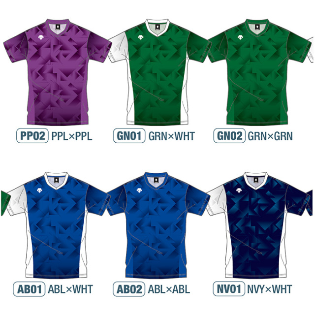 デサント】【lightCompo】OVL-L4820／4820W 昇華プリントゲーム