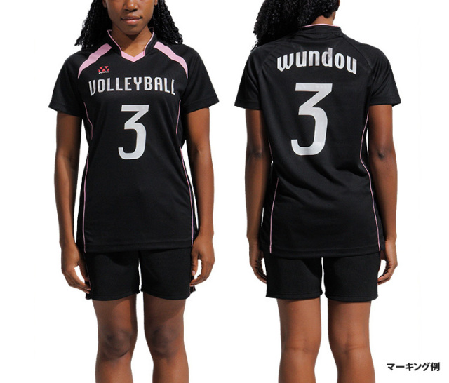 wundou】P1620 ゲームシャツ【半袖】（レディス：140～XO）