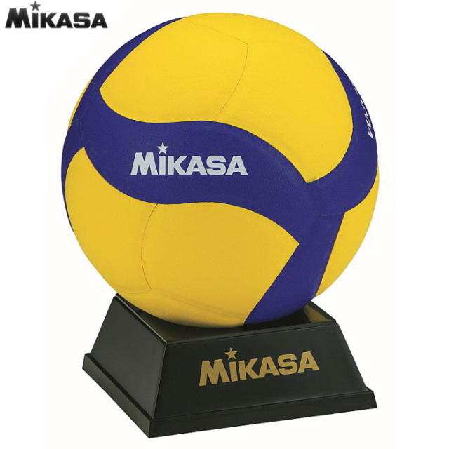 ミカサ】V030W サインボール マスコットボール（黄×青）