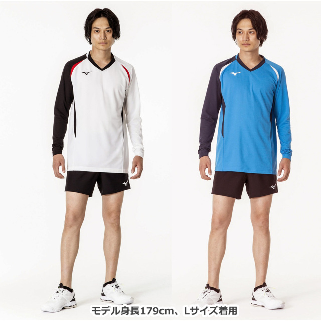ミズノ】V2MA2122 ゲームシャツ【長袖】（140～2XL）