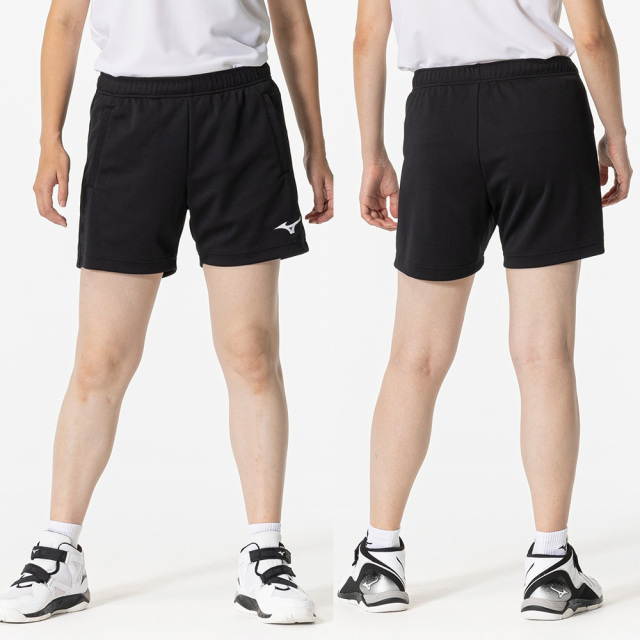 りゅ。　Mizuno ハーフパンツ Mホワイト/ブラック2枚セット ミズノ】V2MBB211 ハーフパンツ（S～2XL）□股下：13cm（L寸）