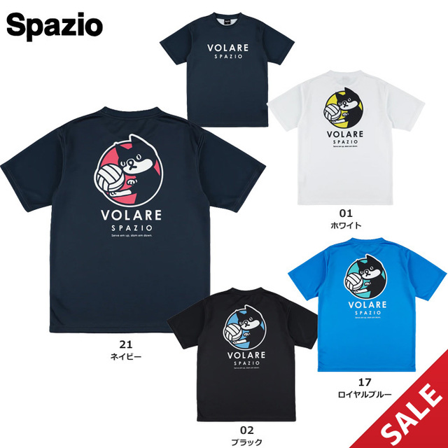 【SALE】【26SS】【SPAZIO】VS0001 PIPPO バレープラシャツ1（S～2XO）【★１着までクリックポストOK　送料220円】