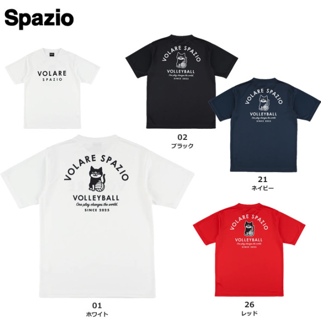 【26SS】【SPAZIO】VS0005 PIPPO バレープラシャツ3（S～XO）【★１着までクリックポストOK　送料220円】