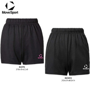 【26SS】【デサント】【ムーブスポーツ】SV6SHP01L バレーパンツ【すっきりシルエット】（レディス：S～XO）■股下：８．５ｃｍ（Ｌ寸）【★1着までクリックポストOK　送料220円】