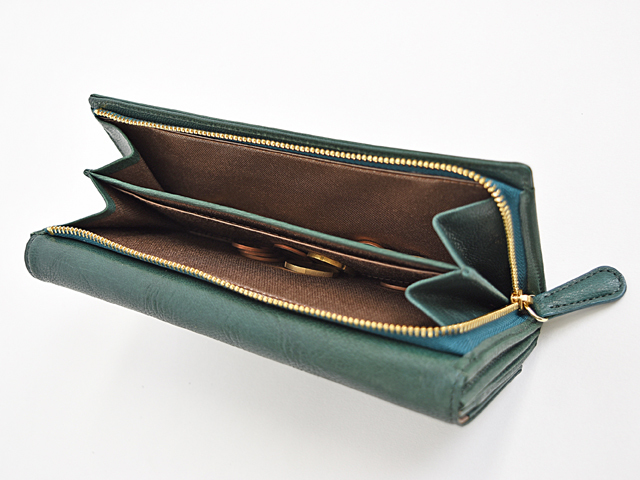 ARUKAN・タントフェリーチェ 外Lファスナー付札入れ