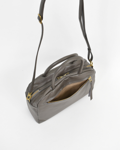 しーかグレー モノグラム ハンドバッグ Neutral Gray・ハスキー - TOTE BAG 2WAY