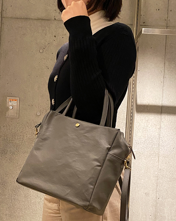 Neutral Gray・ジェーンII - BOX TOTE BAG