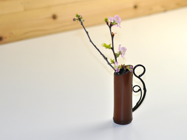 花入 花籠 方円篭　表千家　茶道 花器 フラワーベース imgrc0063163116.jpg