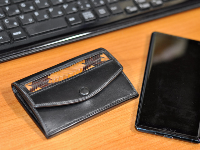 名刺入れ/カードケース/card case/ 一点物/伝統工芸士「高江雅人氏」と