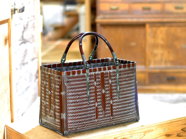 時代籠 大/竹バッグ/旅行鞄/伝統工芸品/バッグ通販/国産/日本製 竹製品  