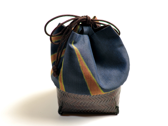 籠巾着「HAKO」シリーズ 古木 koboku/ぐい呑み入れ/ぐい呑み袋