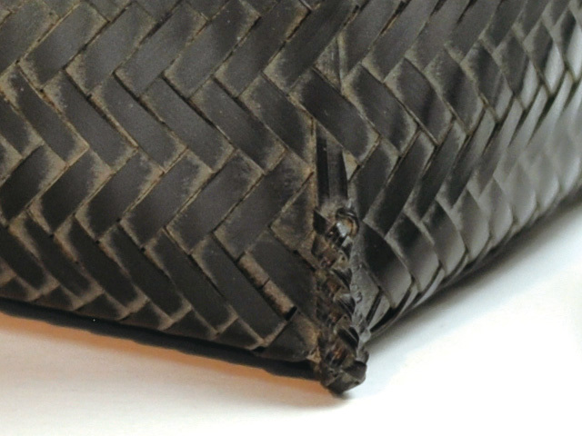 籠巾着「HAKO」シリーズ 黒波 kokuha/ぐい呑み入れ/ぐい呑み袋