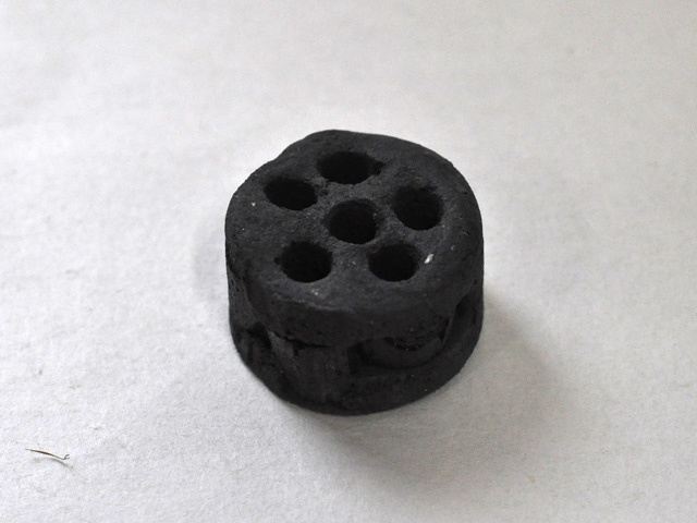 花入れ 黒竹自由垣セット/丸竹加工/フラワーベース/インテリア/花入れ