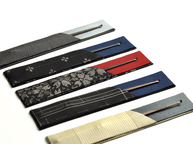 敬老の日ギフト 本煤竹の耳かき ※本場大島紬のケース付き/耳掻き/Ear