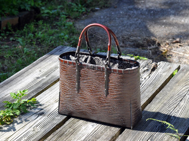 波網代編みバッグ 2L/竹バッグ/高級バッグ/レディース/バッグ通販