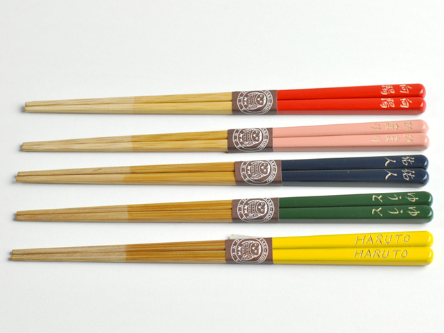 卒園記念箸 色彩18cm/卒園記念品/ギフト/名入れ/子ども箸/幼稚園/国産