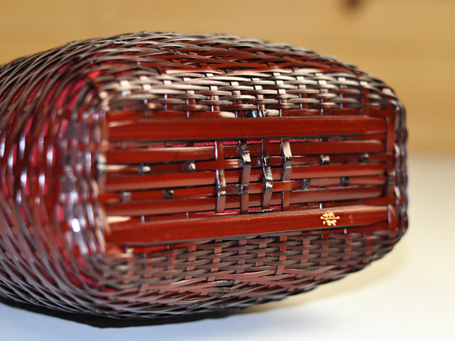 山路バッグ S エコファーカバー付き/取り外し可能/エコファー/2way/竹  