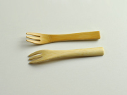 ベビーフォーク、甲斐のぶお工房のカトラリー、ｂａｂｙｆｏｒｋ、日本製、竹製品、自然志向